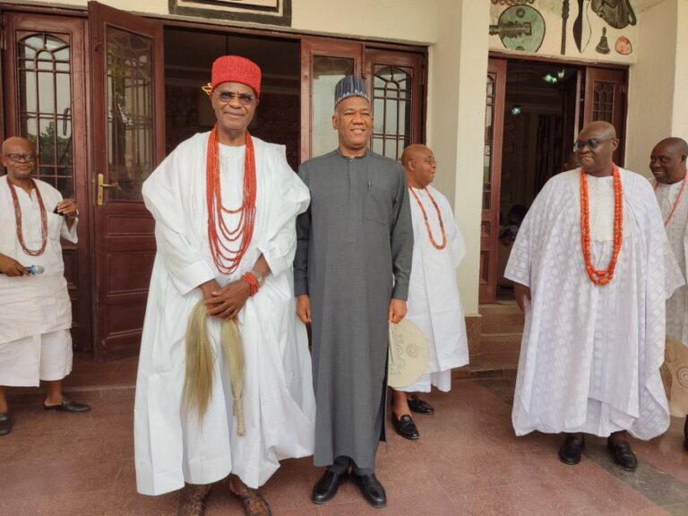 Datti’s Visit to Obi of Onitsha: Gives Assurance that LP Will Win the Presidential Election.