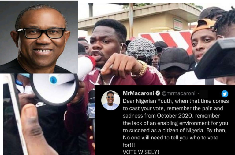 Mr Macaroni Tells Nigerians What To Consider Before Voting