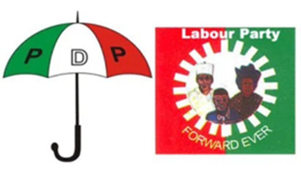 PDP and Labour Party logo side by side
