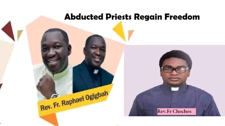 The clerics who were kidnapped on Saturday, April 29, at Agbarha Otor town in Ughelli, Delta State, have been released.