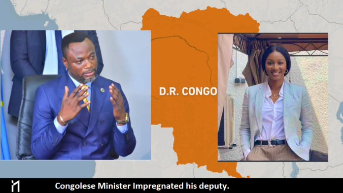 A Congolese Minister of Education, Tony Mwaba Kazadi, has impregnated his subordinate, Aminata Namasia with claims that it was accidental.