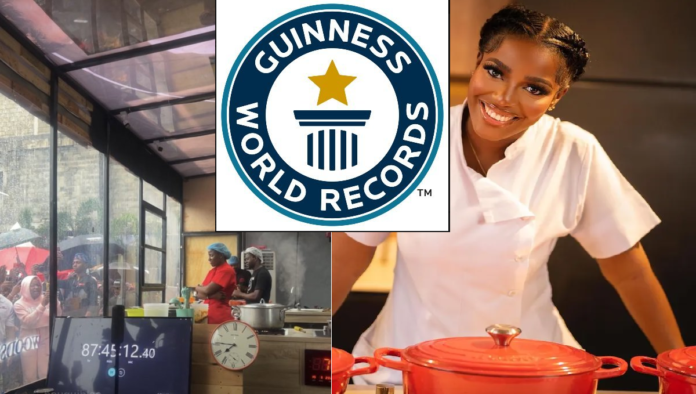 Guinness World Records Give reasons why they have yet to respond after Hilda broke the record for cooking for the longest hours.