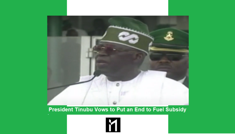 President Bola Ahmed Tinubu, during his inaugural speech at the Eagles Square in Abuja, said that the era of subsidy payment on fuel is over.