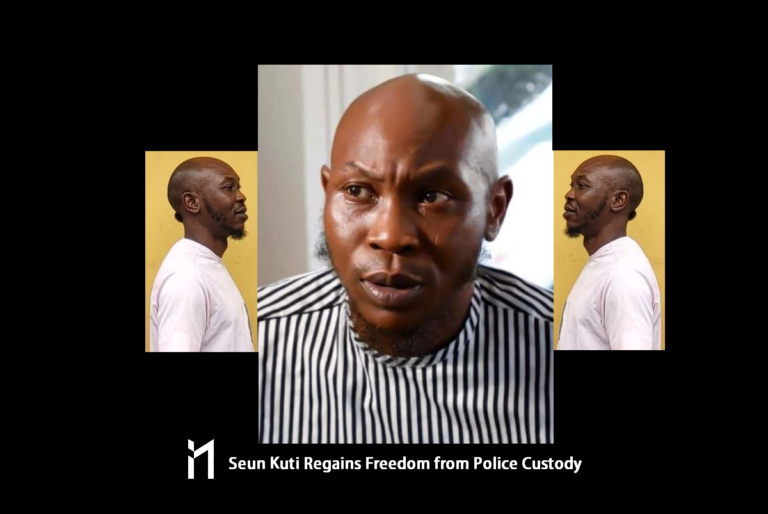 Seun Kuti Regains Freedom from Police Custody. His attorney confirmed this and said he was released on Tuesday.