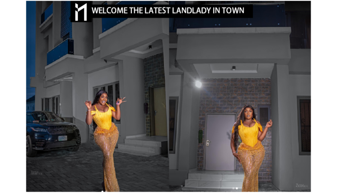 The popular Skit Maker, brand influencer Chinonso Ukah also known as Nons Miraj, has acquired a new mansion as a gift on her birthday.