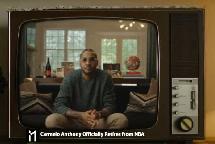 Carmelo Anthony, the 10× Basketball star, announced his retirement from NBA on Monday in an emotional video on his Instagram page.