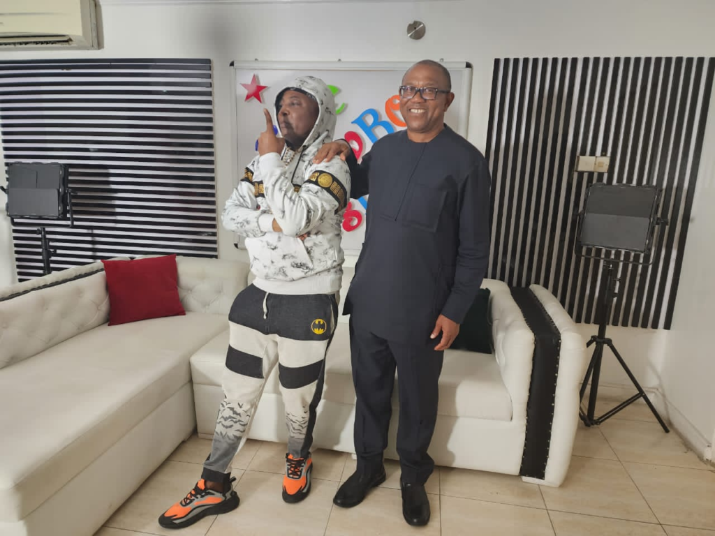 Charly Boy, the AreaFada1 was visited by Peter Obi, the Labour Party Presidential Candidate in 2023 Election. 