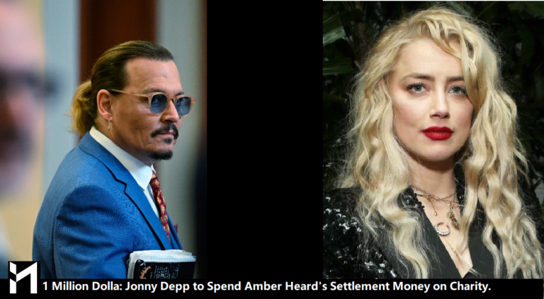 1 million dollar: Johnny Depp to Spend Amber Heard's Settlement Money on Charity. Amber heard has finally paid Johnny Depp $1 million.