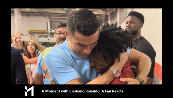 A Moment with Cristiano Ronaldo, a highly respected Footballer worldwide. @ProudFede's tweet confirms this.