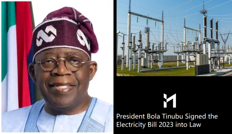 Electricity Bill 2023 has been signed into law by President Bola Tinubu. This new act replaces the old 2005 Act.