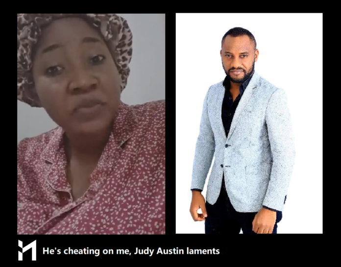 He's cheating on me, Nollywood actress Judy Austin laments and accused her husband, Yul Edochie of having an external affair...