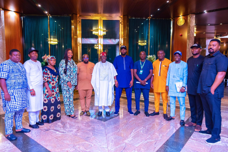 NANS, NYCN, NAUS and NACES were in a meeting with President Bola Ahmed Tinubu today at the Presidential Villa.