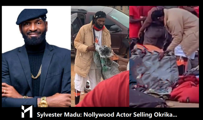 Sylvester Madu: Nollywood Actor Selling Okrika. 