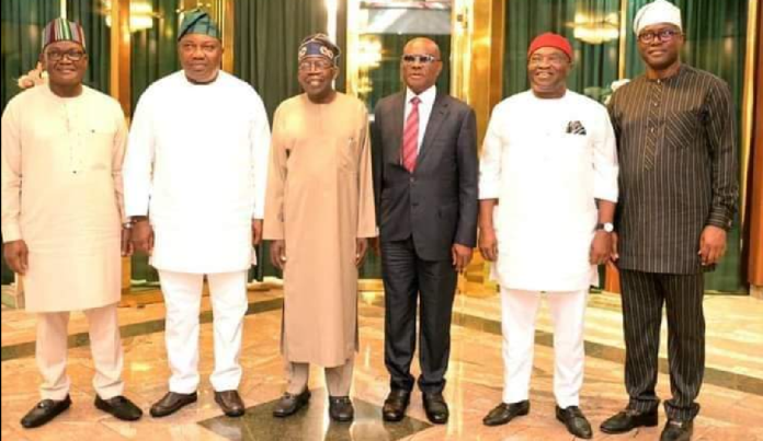 Photo Story: President Bola Tinubu on Thursday, had a meeting with the 5 governors of the PDP at the Presidential Villa in Abuja.