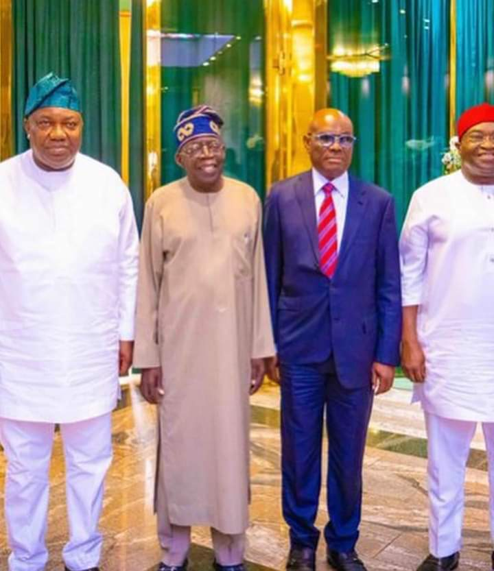 Photo Story: President Bola Tinubu on Thursday, had a meeting with the 5 governors of the PDP at the Presidential Villa in Abuja.