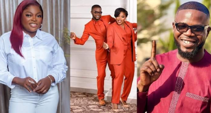 Actress Funke Akindele reconciles with her ex-husband, JJC Skills. Nollywood actress, Funke Akindele and her estranged husband...