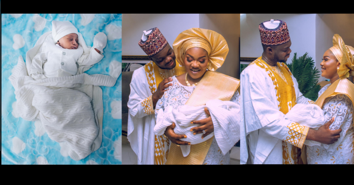 Congrats to Cute Abiola. The famous Online content creator and Public Servant as SSA to Kwara State Governor has given a name to his new baby.