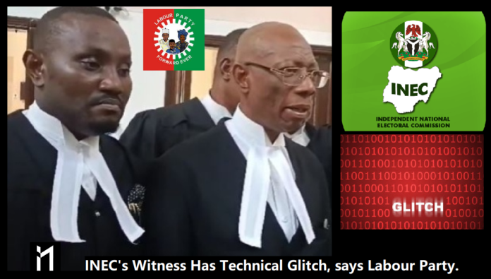 INEC's Witness Has Technical Glitch and could not show up. NewsedUP gathered this during the Presidential Election Petition Court session.