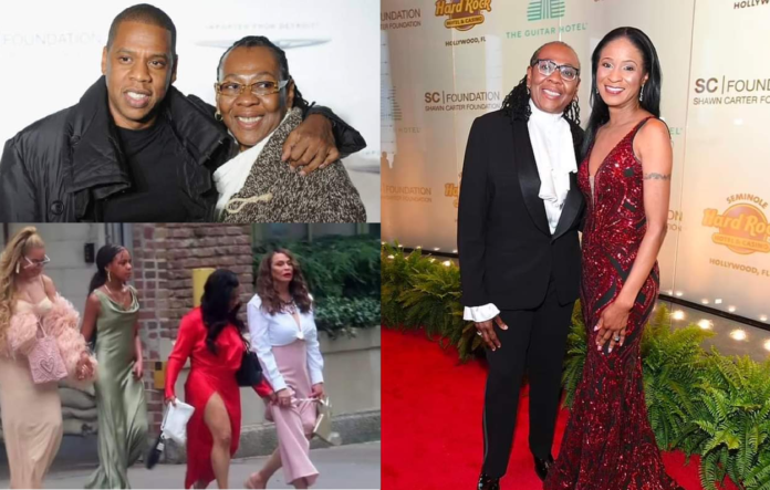 Jay Z's Mum Marries Her Lesbian Partner. Jay Z's mother, Gloria Carter reportedly married her longtime lover, Roxanne Wilshire in Tribeca...